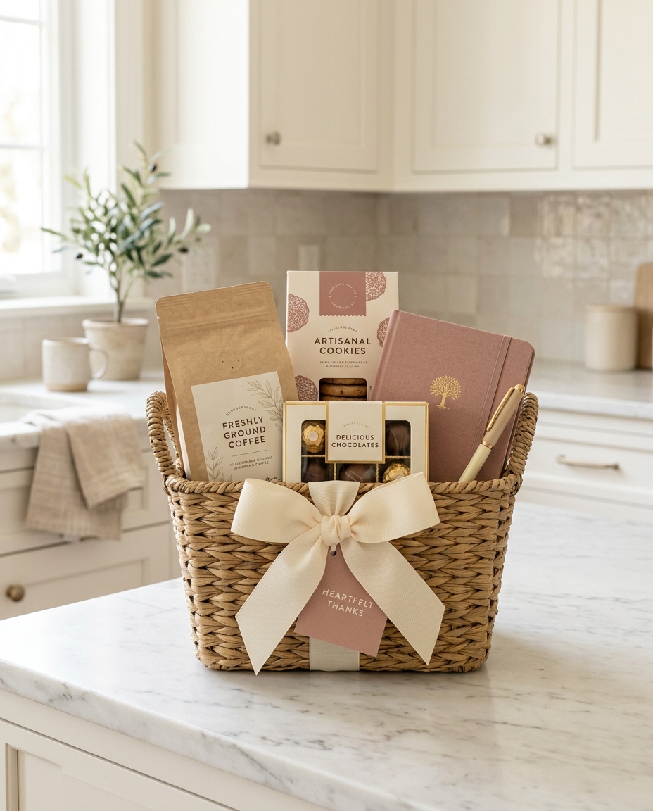 Coffee & Little Notes — gift basket by Sue's Gift Baskets